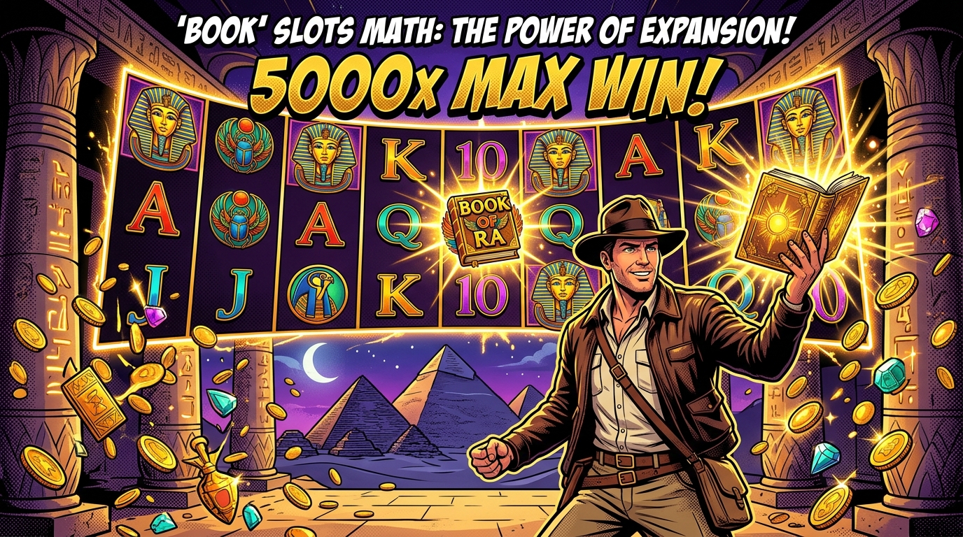 Book of Ra & Expanding Symbol Slots Math: Hit Odds & 5,000x Volatility