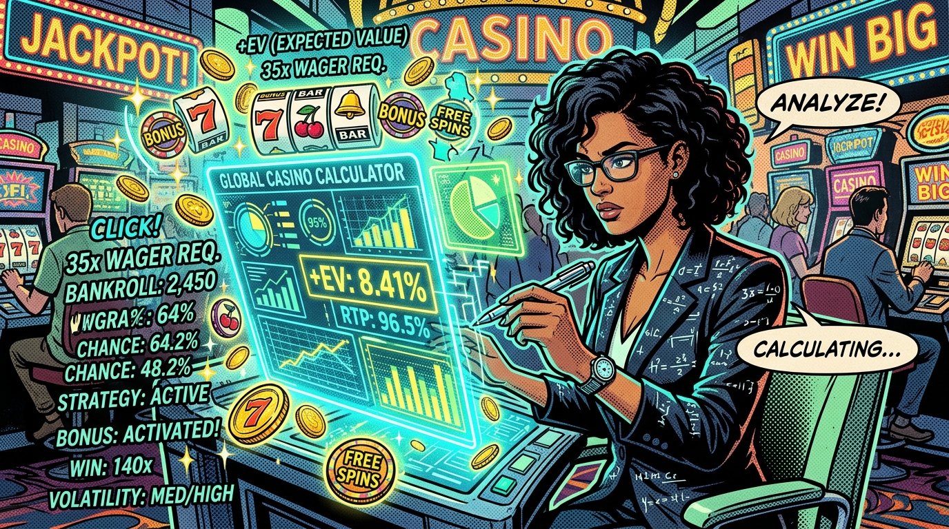 Casino Hunter Bonus Wagering and EV Calculator Tutorial 2026