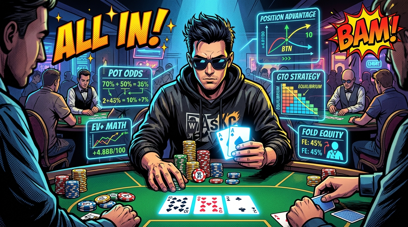 Texas Hold'em Poker Mathematical Strategy, Pot Odds and EV Guide 2026