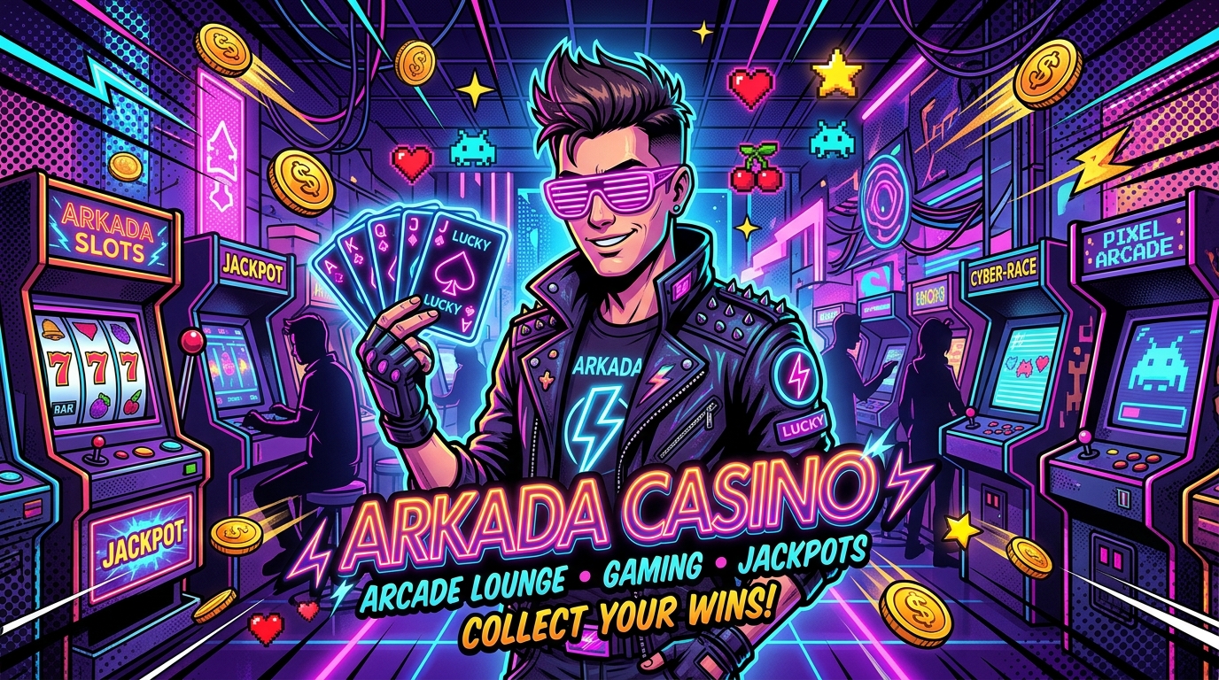 Arkada Casino Official Interface Showcase — 250% Bonus up to €600 & 200 Free Spins