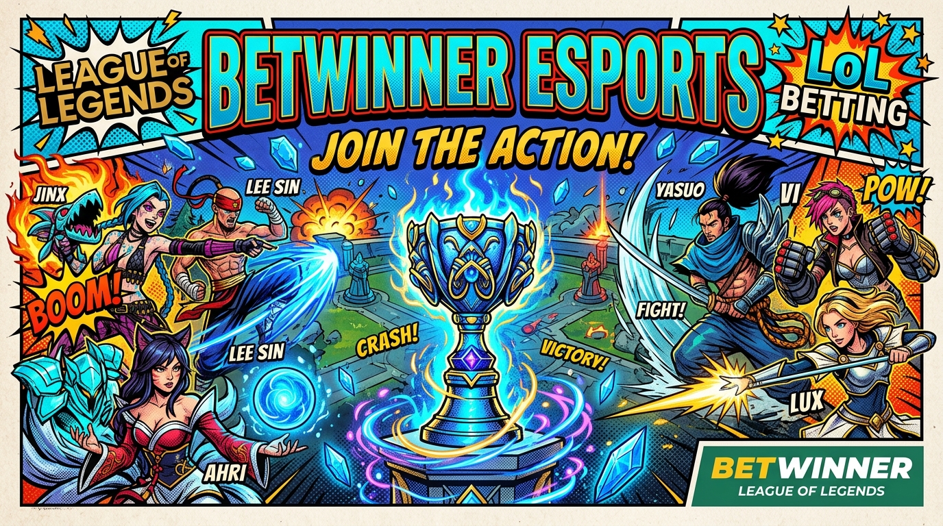 Betwinner League of Legends LoL Esports Betting Banner