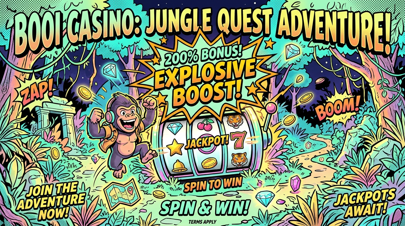 Booi Casino Jungle Quest Adventure & 200% Match Showcase