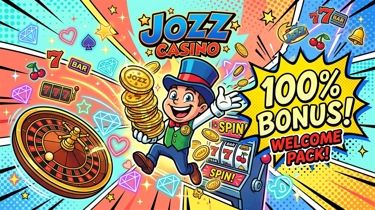 Jozz Casino Official Welcome Pack & Mascot Showcase