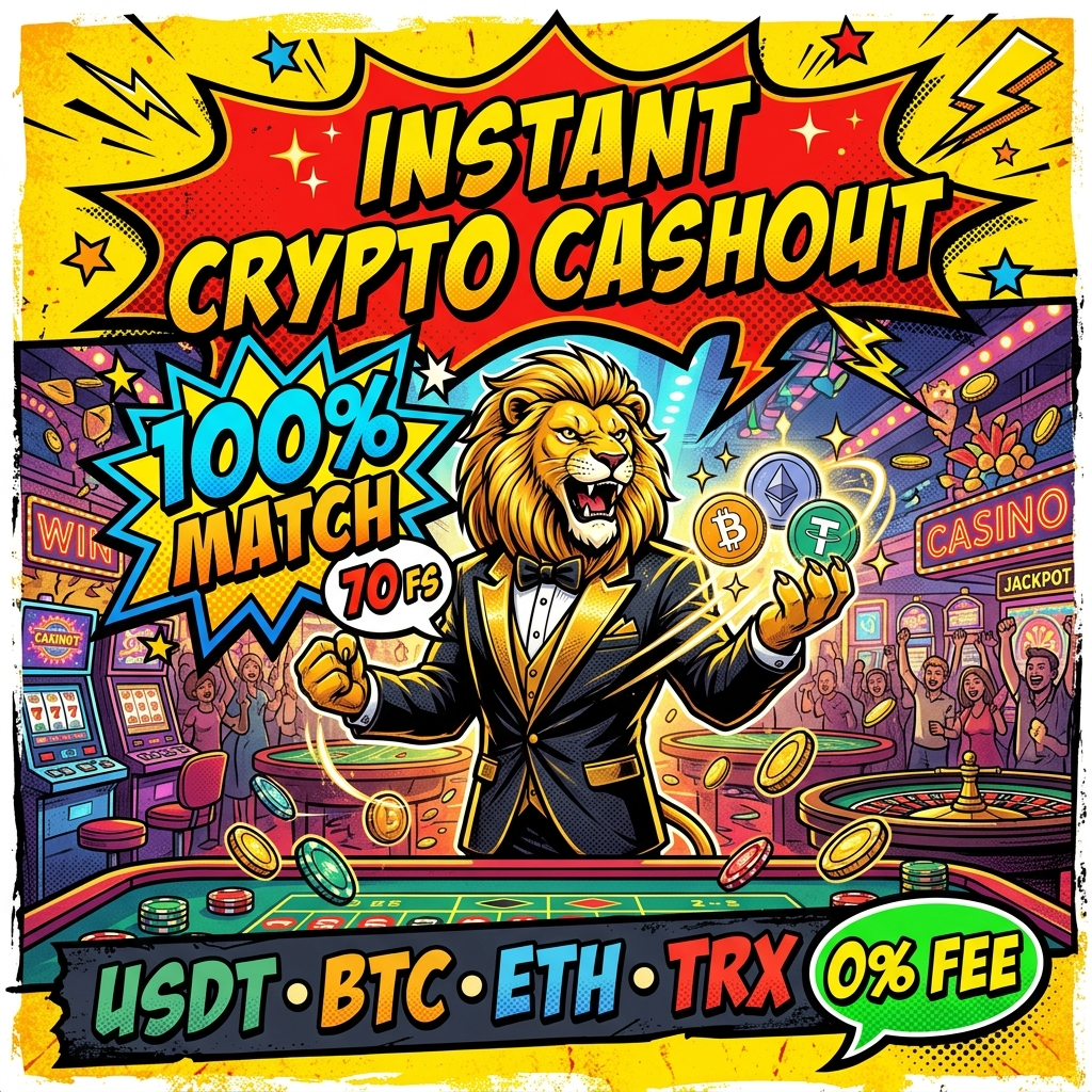 Riobet Crypto Casino Interface Showcase — Instant Crypto Cashouts & 70 Free Spins
