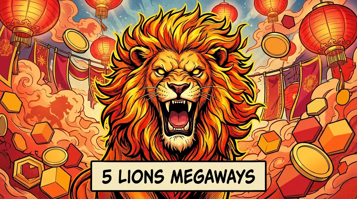 5 Lions Megaways Slot Cover