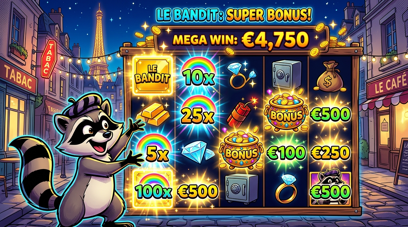 Le Bandit Golden Squares Super Bonus Artwork
