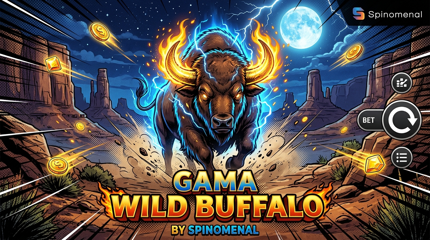 Gama Wild Buffalo Spinomenal Stampede Free Spins Feature