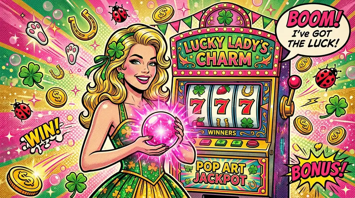 Lucky Lady's Charm Deluxe Novomatic slot cover